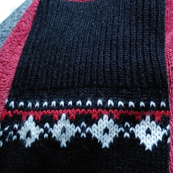 Talbots Fair Isle Black Sweater SZ.S - Picture 4 of 6